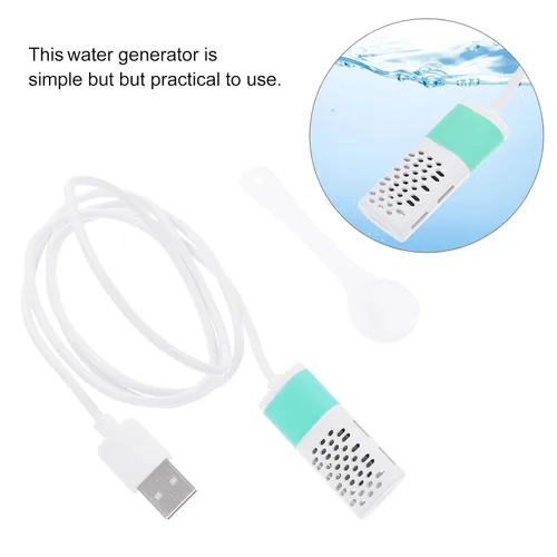 Vista 7 de 8 unids generador casero portátil que hace la máquina con carga USB simple generador de agua electrolítico para viajes y limpieza