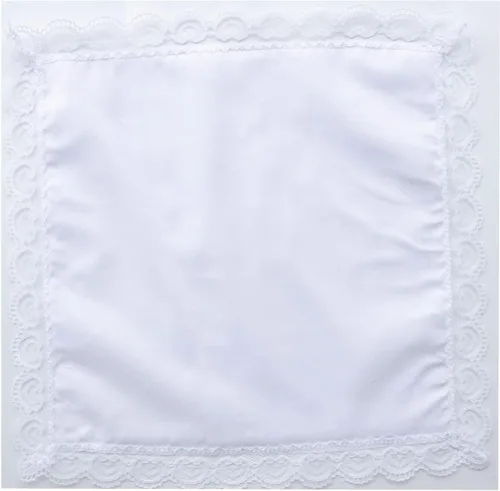 Vista 6 de Deeorla Pañuelo de encaje de algodón para mujer, pañuelos de boda blancos para mujer