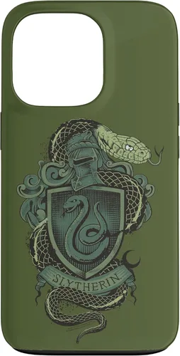 Vista 10 de Funda con escudo de serpiente Slytherin para iPhone 16 Harry Potter