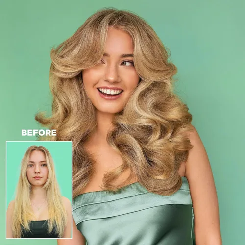 Vista 9 de Design.Me GLOSS.ME Hair Oil Anti Frizz Hair Serum for Women Argan Hair Oil Adds Shine, Smoothness, & Hydration Paraben & Sulfate Free Straight