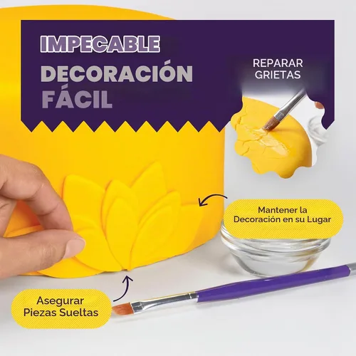 Vista 5 de Adhesivo comestible "Dab-N-Hold" de Wilton, Transparente