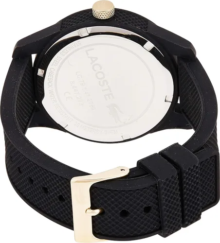 Vista 2 de Lacoste 2010818 Lacoste1212 Reloj analógico de cuarzo japonés negro para hombre