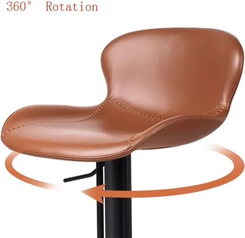 Vista 3 de BNNP Taburetes de bar altos, silla de bar que se puede levantar silla de bar alta giratoria de 360°, taburete de bar para el hogar, hotel, 1