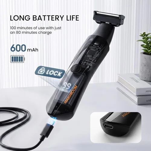 Vista 4 de Manscape - Peluquería corporal para hombres, pelo corporal, púbico, ingle y Negro