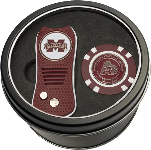 Vista 27 de Team Golf NCAA - Juego de regalo de lata unisex para adultos con herramienta Switchfix Divot y chip de golf