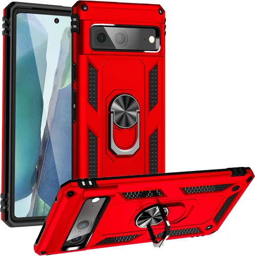 Vista 8 de Korecase Funda para Google Pixel 6 Pro de Servicio Pesado Resistente de Cuerpo Completo a Prueba de Arañazos a Prueba de Golpes Protección