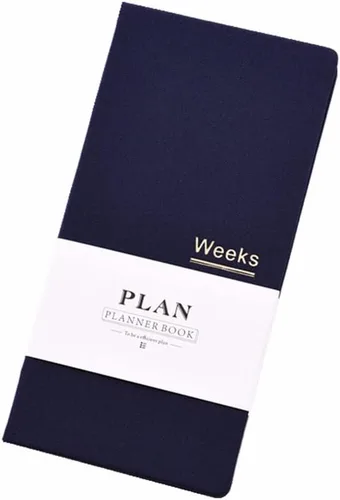 Vista 20 de Agenda semanal de bolsillo sin fecha, organizador de horarios, agenda anual, mes, semana, planificador, A6, cuadernos