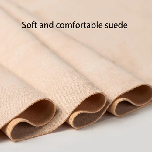 Vista 6 de Almohada para reposacabezas de automóvil, tela de gamuza suave, espuma viscoelástica, almohada para el cuello del automóvil, máxima comodidad y Beige