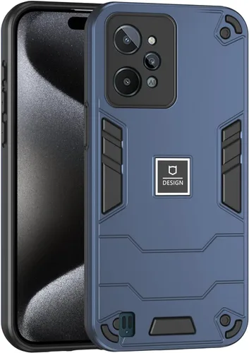 Vista 5 de Funda compatible con Redmi A1, compatible con Redmi A2 2 en 1 [PC dura + TPU], funda de teléfono negra