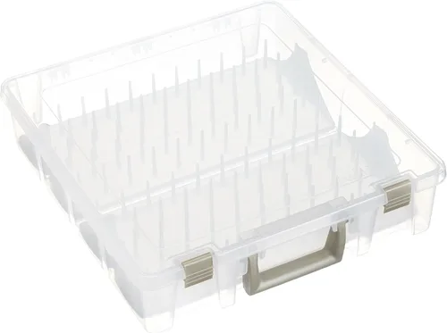 Vista 4 de ArtBin caja de hilos - contenedor de almacenamiento con charolas extraíbles con carretes de hilos, 9002AB