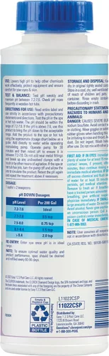 Vista 2 de Clorox® Pool&Spa™ Spa pH Down, Baja el pH en el agua del spa, Seguro para todos los tipos de spa, 22 onzas (Paquete de 1)