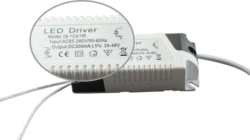 Vista 3 de BSOD Controlador LED (8-12) X1W Corriente constante 300mA Transformador de alta alimentación Convertidor Salida DC 24-48V Lámpara de techo LED