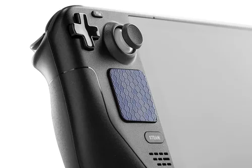 Vista 5 de TouchProtect Steam Deck - Add Style, Tactile Feedback, and Protect your Steam Decks' Trackpads! More than just a skin. (Hex - Blue)