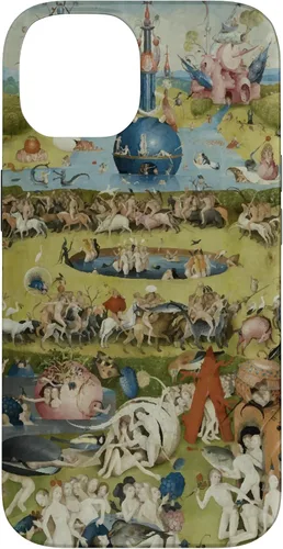 Vista 4 de Hieronymus Bosch - Carcasa para iPhone 17, diseño de jardín de las delicias terrenales