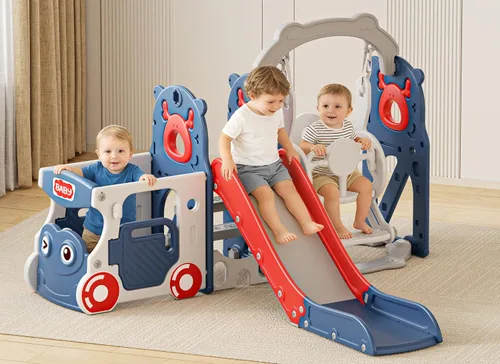 Vista 17 de XJD Sandalias para niños pequeños 10 en 1 (azul, L)