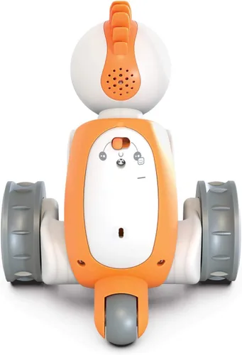 Vista 7 de HEXBUG MoBots Fetch - Kit de robot de grabación y parlante con control remoto con luces de motor y sonido, juguetes educativos interactivos