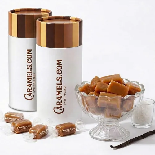 Vista 11 de Caramels.com Caramelos de escocés y ron con mantequilla Caramelo suave Pack de dos Envueltos individualmente Regalo variado ideal