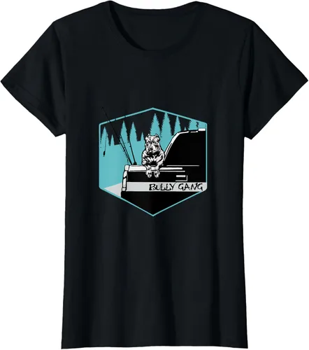 Vista 45 de Camiseta American Bully Gang, Negro