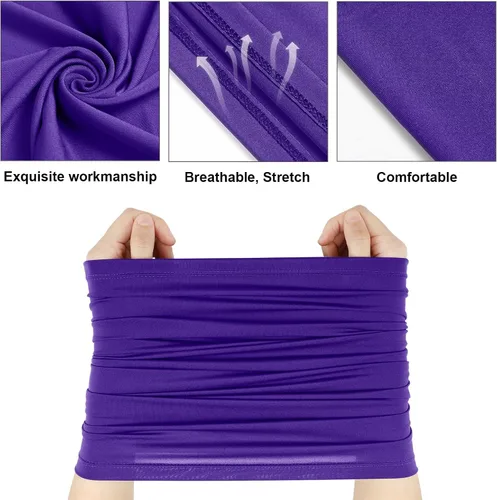 Vista 5 de Geyoga 6 piezas de protección UV para el verano, polaina de cuello refrescante, ropa para la cara, polaina para cuello, bufanda, protector solar