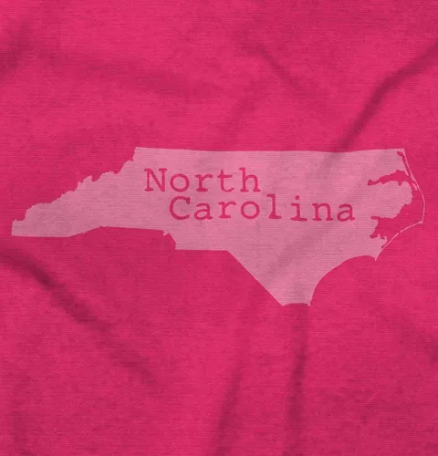 Vista 2 de North Carolina State Map Shape Souvenir NC Womens Mens Crew Sudadera