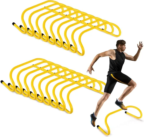 Vista 7 de Wettarn 18 unidades de entrenamiento de velocidad de 6 pulgadas, obstáculos de entrenamiento de agilidad, obstáculos de entrenamiento duradero