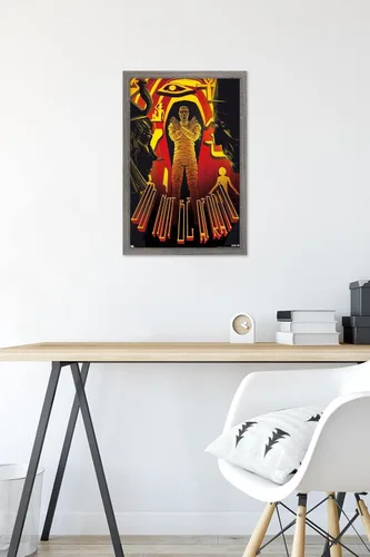 Vista 6 de Trends International Póster de pared de César Moreno con texto en inglés "The Mummy - Do Not Be Afraid by César Moreno, 14.725" x 22.375", versión
