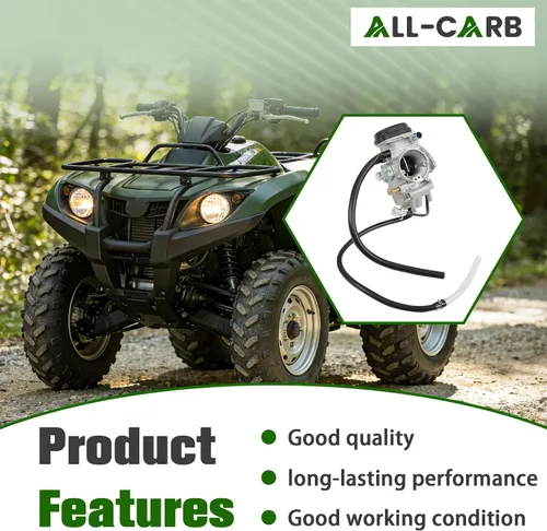 Vista 5 de Carburador de recambio ALL-CARB para Yamaha Bruin 250 350, Big Bear 250 400, Wolverine 350 450, Kodiak 400 450, YFM350, YFM400, YFM450, reemplazo