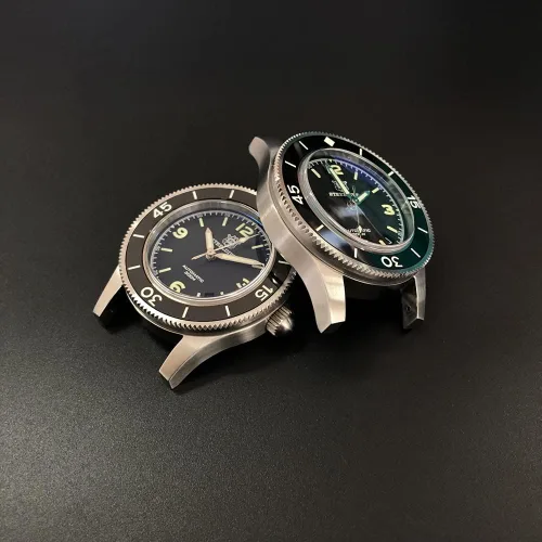 Vista 8 de STEELDIVE - Reloj automático para hombre 62Mas de viento automático 9843ft resistente al agua BGW-9 cronógrafo de buceo cerámica bisel de zafiro