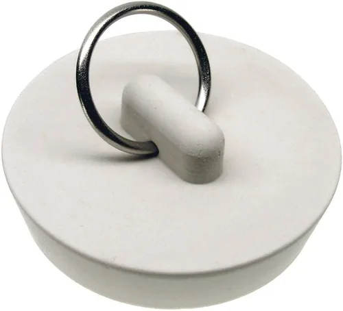 Vista 6 de Danco 35974B Tapón de drenaje de goma de 1 pulgada, blanco, 1 por bolsa