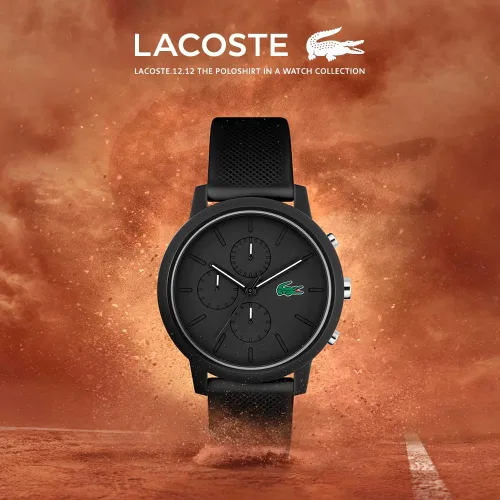 Vista 5 de Lacoste 12.12 Men's Chronograph Watch - TR90 Case Quartz - Premium Sporty Fashion Timepiece
