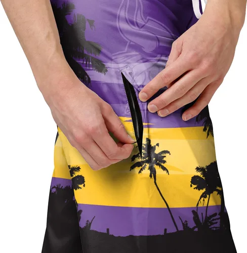 Vista 71 de FOCO Bañador con logotipo del equipo de la NFL para hombre Sunset