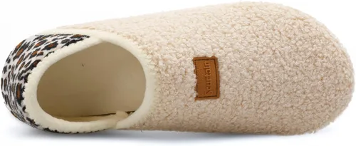 Vista 4 de Scurtain Pantuflas unisex con suela de goma para adultos