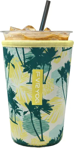 Vista 108 de Fundas de neopreno reutilizables aisladas para café helado, fundas para tazas de café helado, fundas para bebidas heladas y calientes