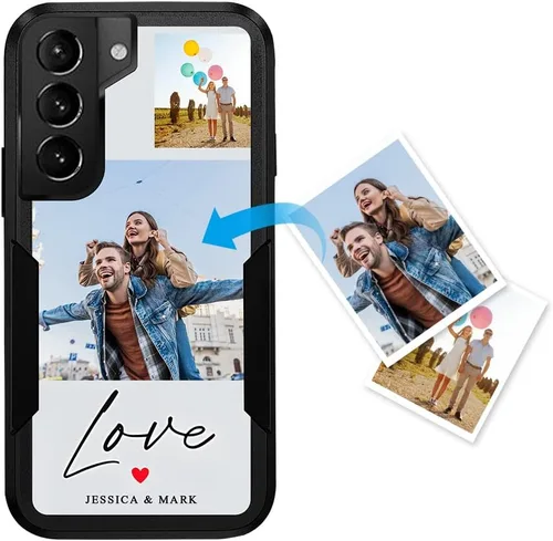 Vista 55 de Funda de teléfono personalizada para Galaxy S20 FE 5G, funda para teléfono multifoto, funda protectora resistente de doble capa a prueba de golpes