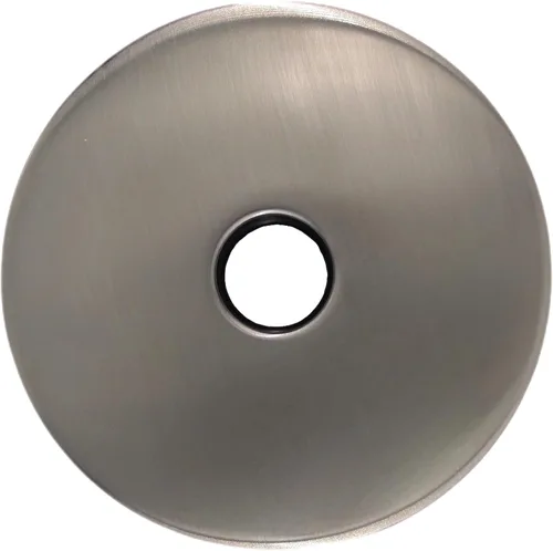 Vista 8 de Corla Brida de brazo de ducha moderna de gran tamaño de 4 pulgadas Placa de cubierta de escudo de repuesto universal (oro cepillado)