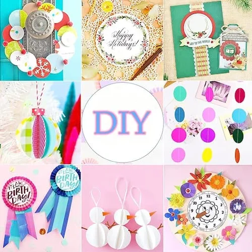 Vista 7 de CADY Crafts Punch - Perforadora circular de 2 pulgadas, perforadora de palanca, hecha a mano, círculo de 2 pulgadas