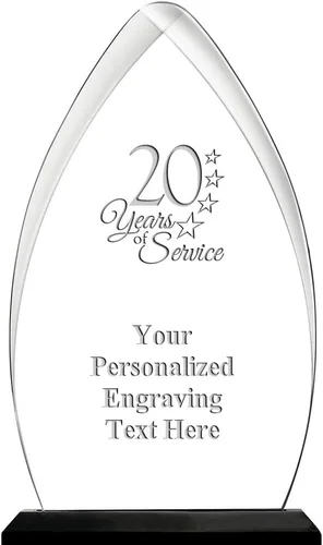 Vista 18 de Crown Awards Premio acrílico personalizado de 9.25 pulgadas de Gateway Skyline