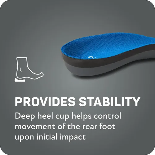 Vista 6 de Airplus Plantillas ortopédicas para fascia plantar, soporte de arco de precisión y amortiguación de gel para espolones de talón, alivio