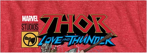 Vista 4 de Marvel Camiseta Thor para niños, camiseta Love and Thunder Thor