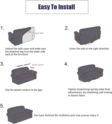 Vista 8 de Funda de sofá de felpa para sofá de 3 cojines, funda de terciopelo elástica para silla reclinable, protector de muebles y sofá biplaza