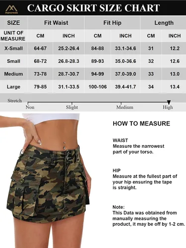 Vista 5 de Falda de mezclilla tipo cargo para mujer, mini, cintura baja, con botones y bolsillos con solapa Y2K