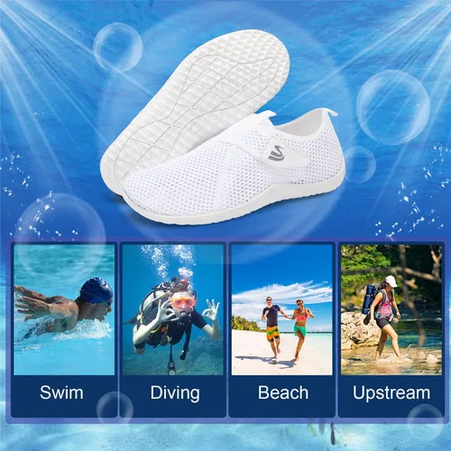 Vista 6 de Spesoul Zapatos deportivos acuáticos para hombre y mujer, secado rápido, para exteriores, para playa, natación, piscina, surf, buceo, yoga