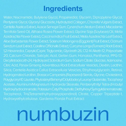Vista 8 de numbuzin Suero de retinol No.3 Suero de refinación de poros azul bio-retinol Retinol principiante, apriete, reafirmante, BHA, niacinamida