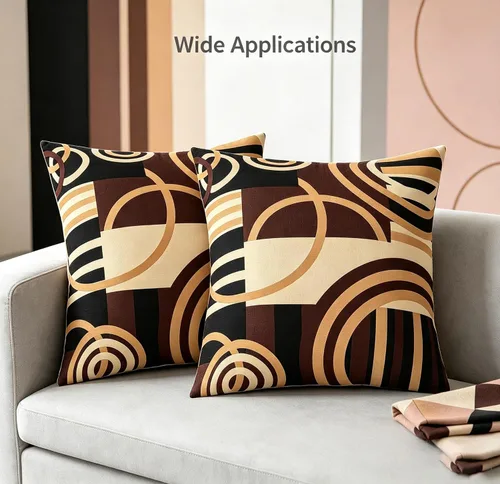 Vista 148 de Juego de 2 fundas de almohada abstractas de 16 x 16 pulgadas para niños, niñas, adolescentes, decoración de dormitorio, moderna a rayas, decoración