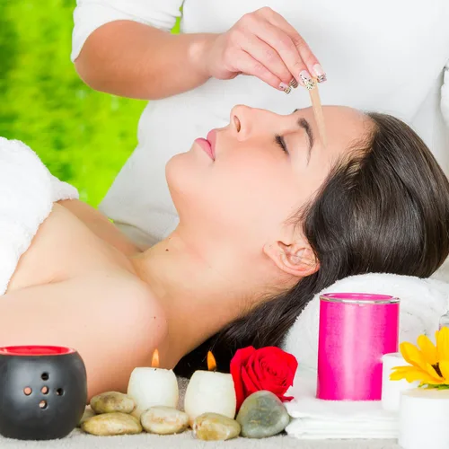 Vista 6 de Whaline 400 piezas de palitos de cera pequeños aplicadores de espátulas de madera, aplicador de cera de madera para depilación facial y eliminación