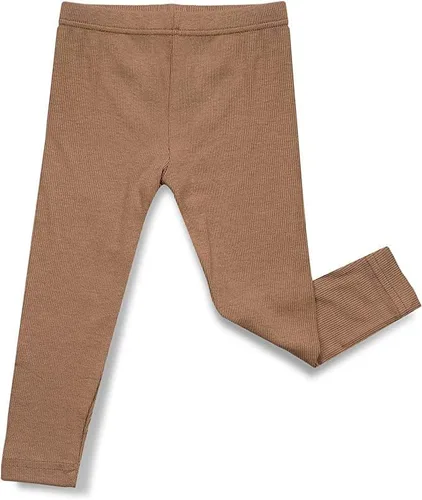 Vista 3 de AVAUMA - Conjunto de pijama acanalada para niños y niñas, de ajuste ceñido, para uso diario