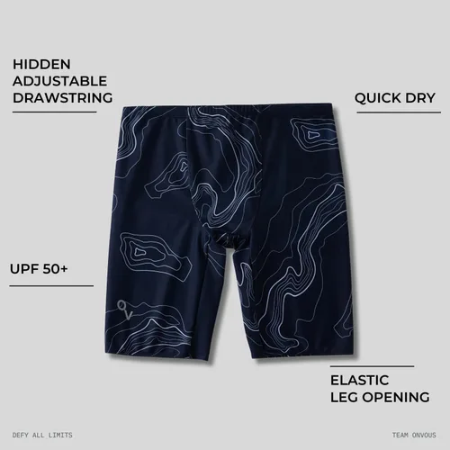 Vista 4 de Jammers de natación de la serie Pro para hombre Traje de baño deportivo para hombre Jammer para hombre Jammers de natación para hombre talla 28-38