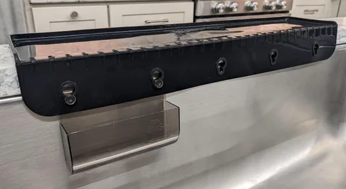 Vista 13 de SiliSink - Protector de borde de silicona para fregadero de cocina, se adapta a 3.75 a 4 pulgadas de ancho, el protector de bordes de silicona