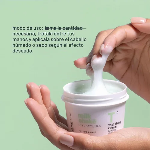 Vista 7 de milk_shake Crema texturizante Crema moldeadora bodificante, 3 onzas