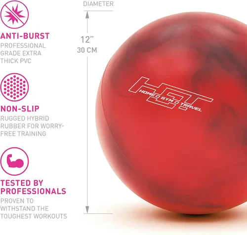 Vista 2 de Pelota de entrenamiento – Pelota de pilates – Pelota de barre – Pelota de boxeo – Mini pelota de ejercicio – Pelota de gimnasio – Pelota